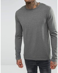 olivgrüner Pullover mit einem Rundhalsausschnitt von Asos