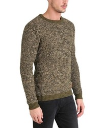 olivgrüner Pullover mit einem Rundhalsausschnitt von Redefined Rebel