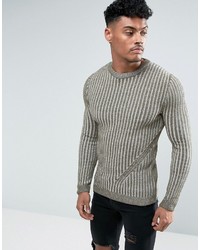 olivgrüner Pullover von Asos