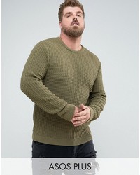 olivgrüner Pullover von Asos