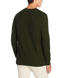olivgrüner Pullover von Calvin Klein