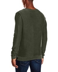 olivgrüner Pullover von Calvin Klein