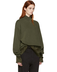 olivgrüner Pullover von Haider Ackermann