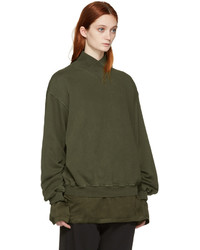 olivgrüner Pullover von Haider Ackermann