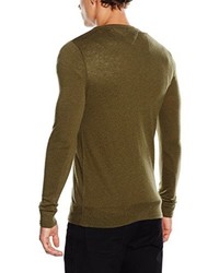 olivgrüner Pullover von Hilfiger Denim