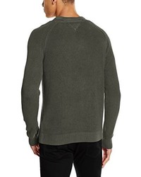 olivgrüner Pullover von Hilfiger Denim