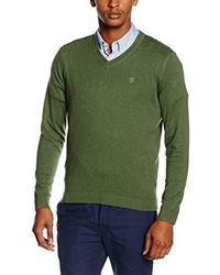 olivgrüner Pullover von Marc O'Polo