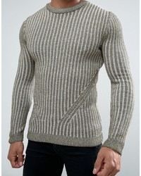 olivgrüner Pullover von Asos