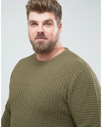 olivgrüner Pullover von Asos