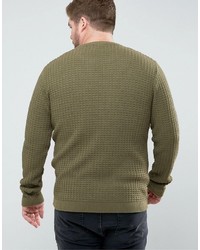 olivgrüner Pullover von Asos