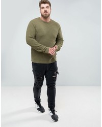 olivgrüner Pullover von Asos