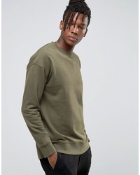 olivgrüner Pullover von Selected