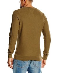 olivgrüner Pullover von TOMMY HILFIGER MENSWEAR