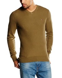 olivgrüner Pullover von TOMMY HILFIGER MENSWEAR