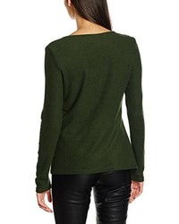 olivgrüner Pullover von Vero Moda
