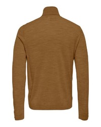 olivgrüner Rollkragenpullover von ONLY & SONS