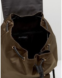 olivgrüner Rucksack von Miss Selfridge