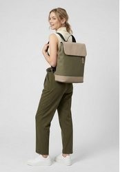 olivgrüner Rucksack von EMILY & NOAH