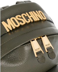 olivgrüner Rucksack von Moschino