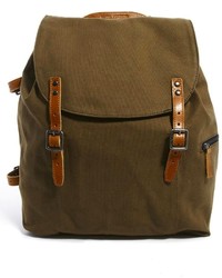 olivgrüner Rucksack