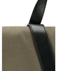 olivgrüner Segeltuch Rucksack von Valentino