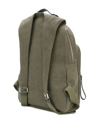 olivgrüner Segeltuch Rucksack von Valentino