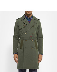 olivgrüner Trenchcoat von Band Of Outsiders