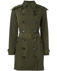 olivgrüner Trenchcoat von Burberry