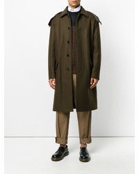 olivgrüner Trenchcoat von Marni