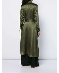 olivgrüner Trenchcoat von Fleur Du Mal