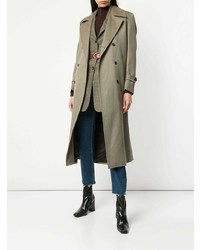 olivgrüner Trenchcoat von Giuliva Heritage Collection