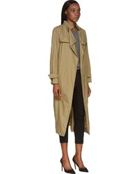 olivgrüner Trenchcoat von Isabel Marant