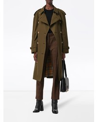 olivgrüner Trenchcoat von Burberry