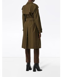 olivgrüner Trenchcoat von Burberry