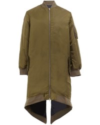 olivgrüner Trenchcoat