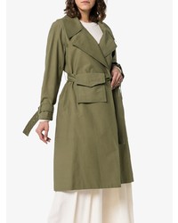 olivgrüner Trenchcoat von Low Classic