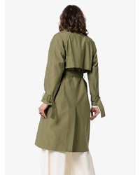 olivgrüner Trenchcoat von Low Classic