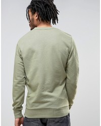 olivgrünes bedrucktes Sweatshirt von Esprit