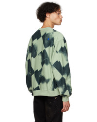 olivgrünes bedrucktes Sweatshirt von Ader Error
