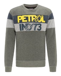 olivgrünes bedrucktes Sweatshirt von Petrol Industries