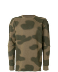 olivgrünes Camouflage Sweatshirt von Maharishi