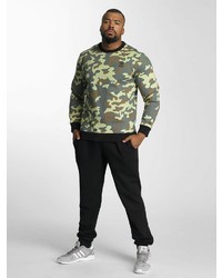 olivgrünes Camouflage Sweatshirt von Thug Life