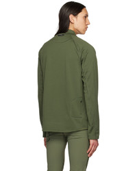 olivgrünes Fleece-Sweatshirt von District Vision