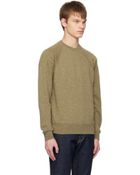 olivgrünes Fleece-Sweatshirt von Tom Ford
