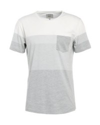 olivgrünes horizontal gestreiftes T-Shirt mit einem Rundhalsausschnitt von Redefined Rebel