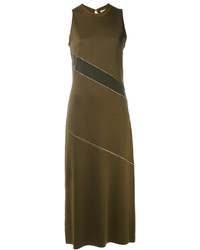olivgrünes Kleid von Nina Ricci