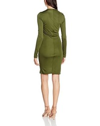 olivgrünes Kleid von Versace