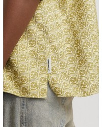 olivgrünes Kurzarmhemd von Jack & Jones