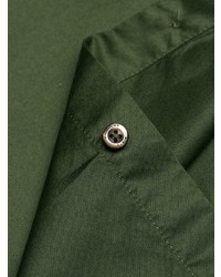 olivgrünes Kurzarmhemd von Givenchy