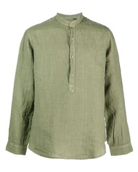olivgrünes Langarmhemd von Costumein